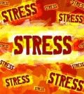 a poster with stress written all over