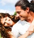 A couple enjoying one of the best stages of love relationship