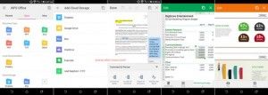 Screenshots of Kingsoft WPS Android App