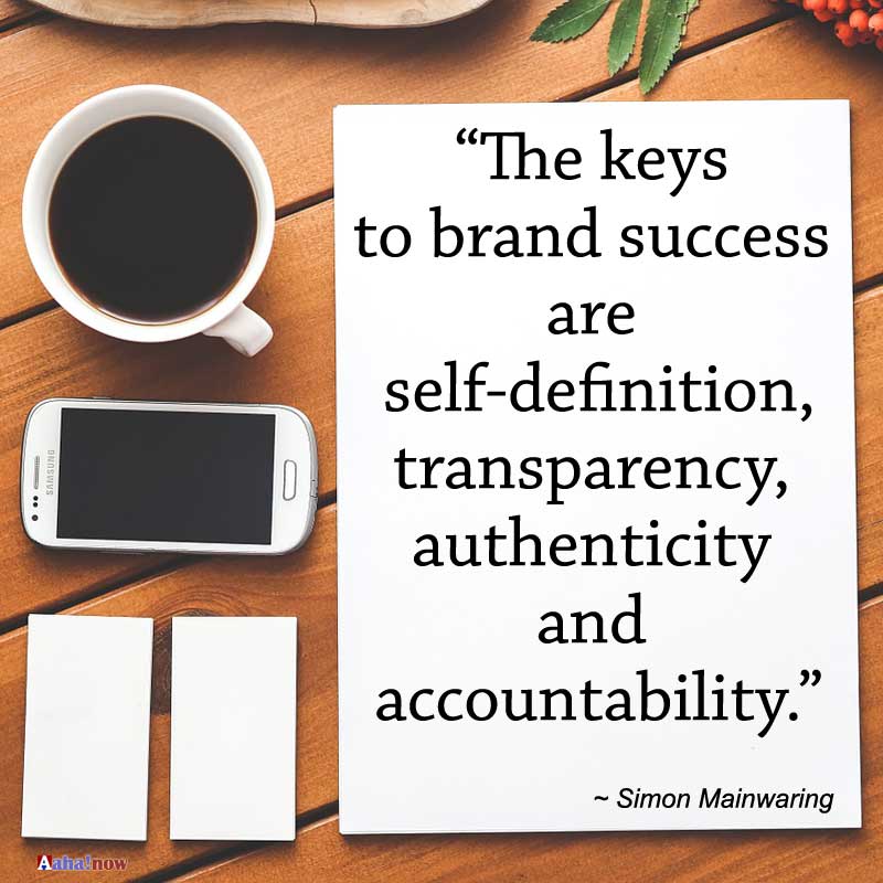 The keys to brand success quote
