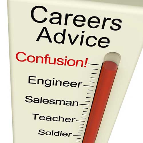 Career meter shows career options