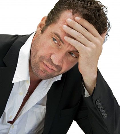 Man coping with divorce