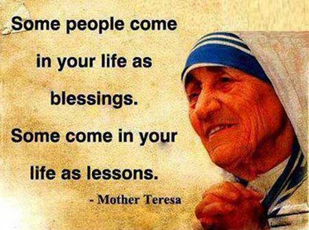 Life lessons by Mother Teresa
