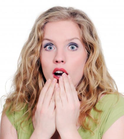 Girl surprised with Aha!NOW giveaway