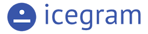 Icegram logo with Icegram written in text
