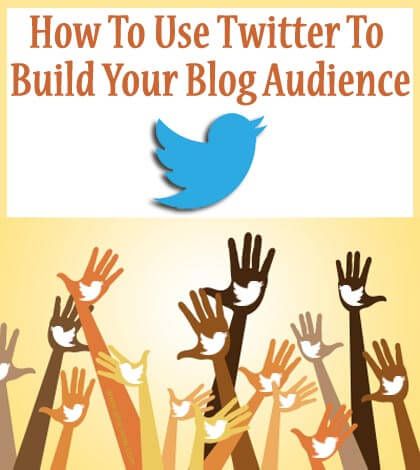 Tweeple shown as blog audience with Twitter logo