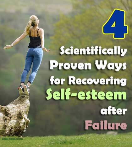 4 scientifically ways for recovering self-esteem