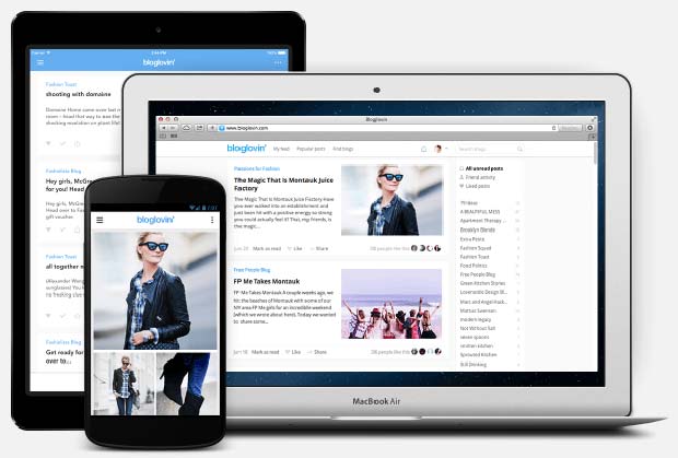 Screenshot of Bloglovin App