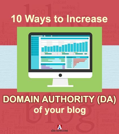 10 ways to increase domain authority (DA) of blog