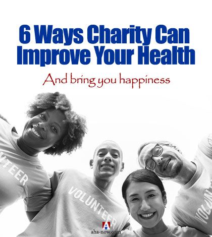 Ways Charity Can Improve Your Health
