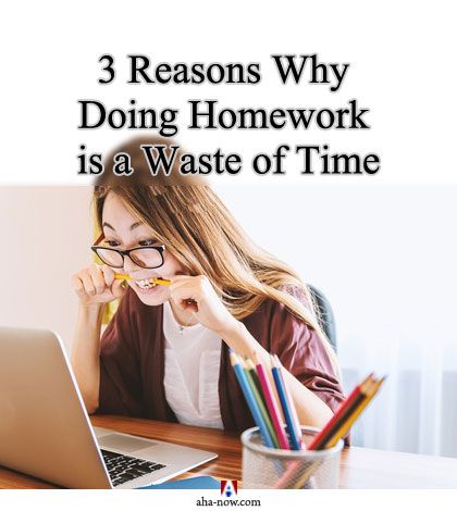 homework is a waste of time speech