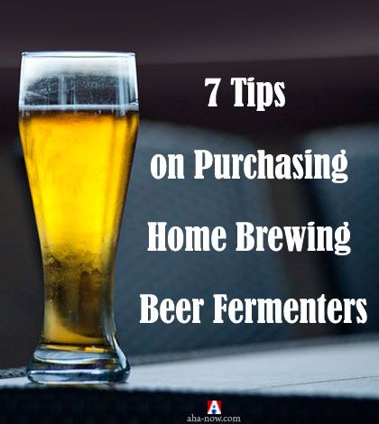 Beer glass with text about homebrewing beer fermenters