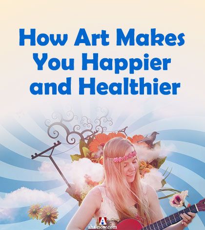 A girl guitarist shows how art makes you happy performing it