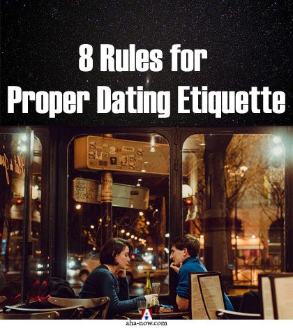 A couple on date in a restaurant following proper rules of dating etiquette