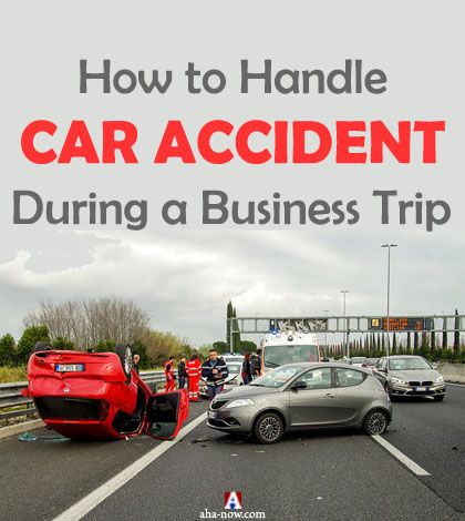 car accident scene on highway