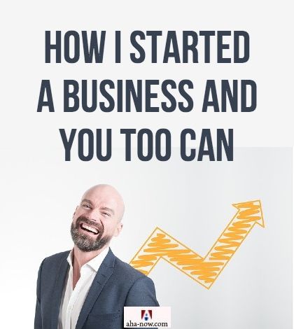 Man happy about starting a business
