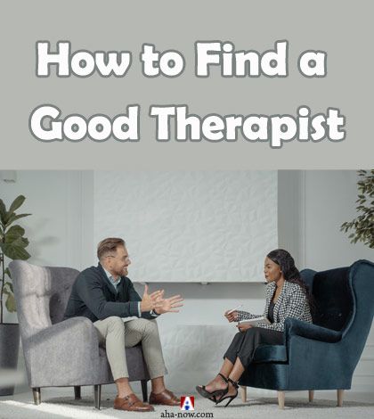 How to Find a Good Therapist