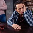 Man trying to avoid alcohol to live a sober life