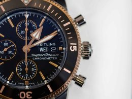 An analog wristwatch for men